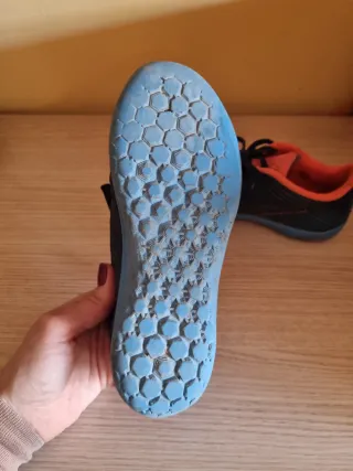 Zapatillas Fútbol Sala Azul/Naranja
