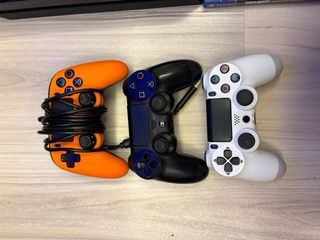 Ps4 Fat + 3 mandos + 3 juegos