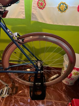Bicicleta Fixie Pepita Bike Azul