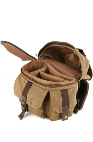 Zaino per Fotocamera Reflex Evercase Marrone