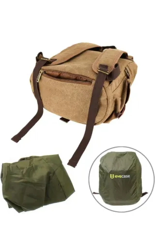 Zaino per Fotocamera Reflex Evercase Marrone