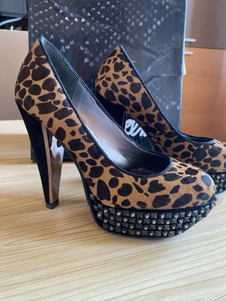 Zapatos de Salón Sam Edelman Animal Print