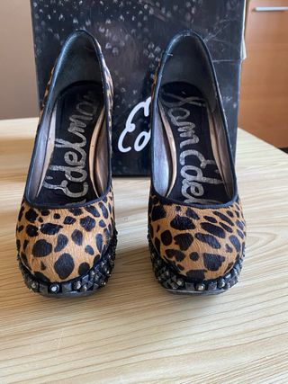 Zapatos de Salón Sam Edelman Animal Print