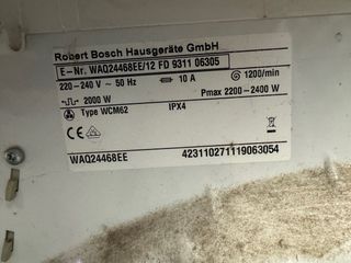 Lavadora Bosch Avantixx 8 1200 RPM