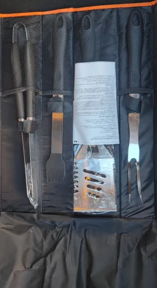 Set Utensilios Barbacoa Miyako BBQ