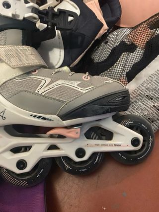 Patines en línea talla ajustable, del 32 al 35,