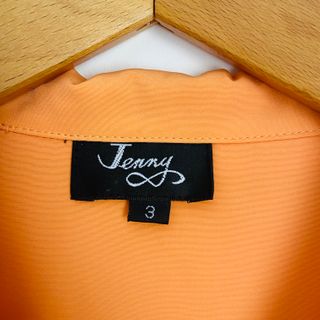 Camisa Vintage Naranja Manga Corta