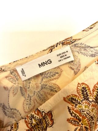 Mono Mango estampado asimétrico