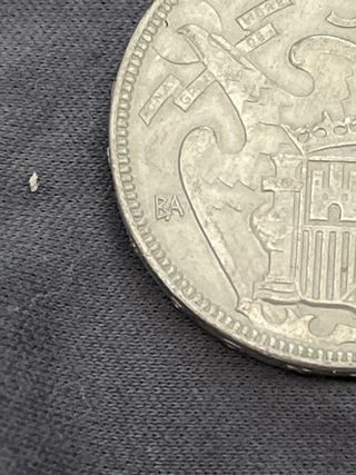 Moneda Franco 1957 España Serie BA