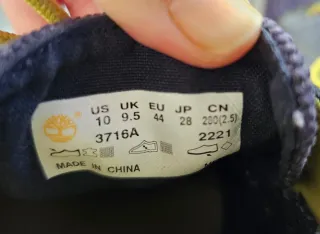 Zapatos náuticos lona Timberland azul/gris núm. 44