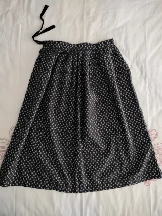 Traje Regional Casera Gris/Negro con blanco