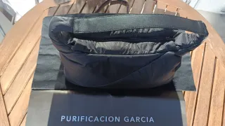 Bolso Purificación García Negro Sin Estrenar
