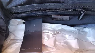 Bolso Purificación García Negro Sin Estrenar