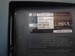 Televisor LG 24MT48DF Negro