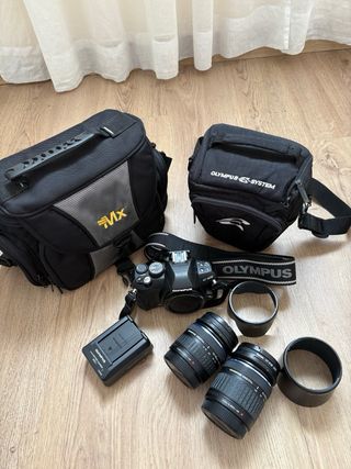 Olympus E-420 Cámara Digital Doble Zoom Kit
