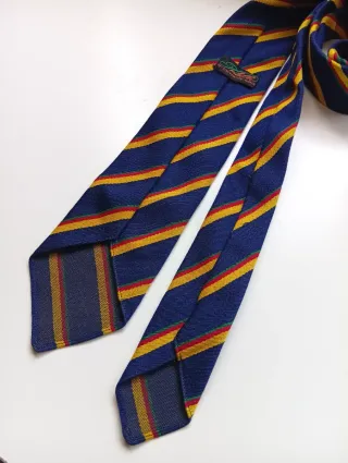 Corbata Vintage Piattelli Roma - Seda Mogador