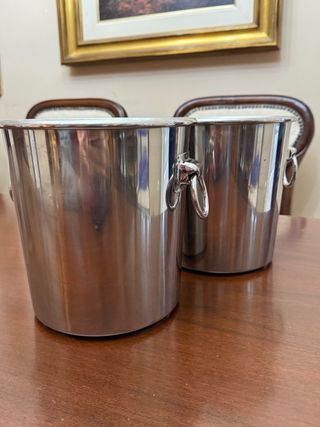 Set 2 cubiteras metálicas alta gama - supreminox