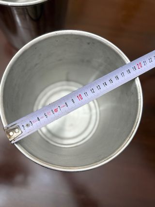 Set 2 cubiteras metálicas alta gama - supreminox