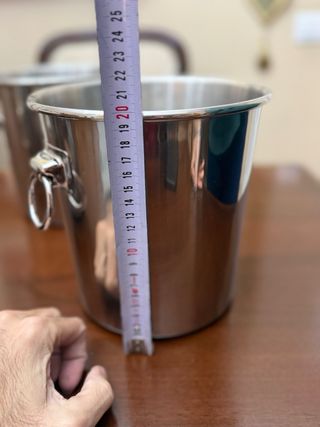 Set 2 cubiteras metálicas alta gama - supreminox