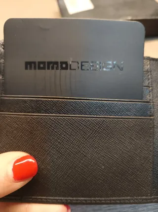 Portafoglio Uomo Momo Design Nero