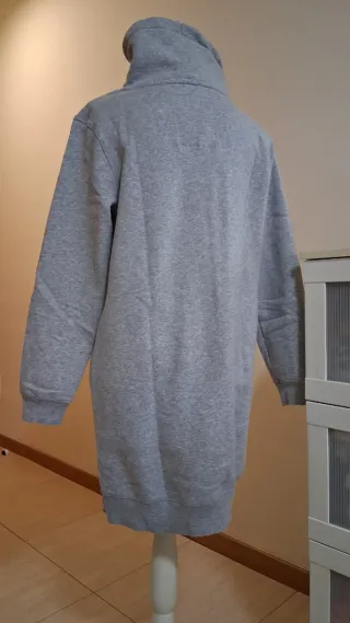 Vestido gris oversize let's chill