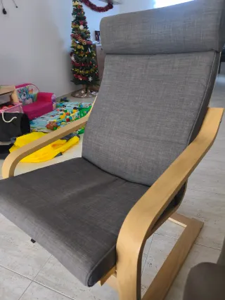 Cojín Sillón POÄNG Skiftebo Gris Oscuro IKEA