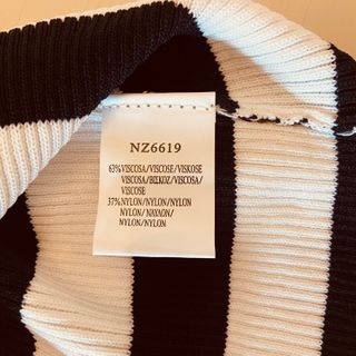 Top estilo años 60 rayas botones dorados