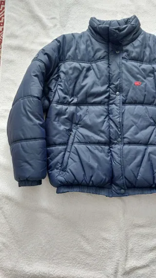 Chaqueta acolchada azul