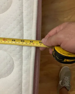 Colchón cuna/pequeño con diseño nubes