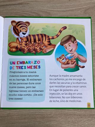 Mis animales del zoo. Sayan el tigre