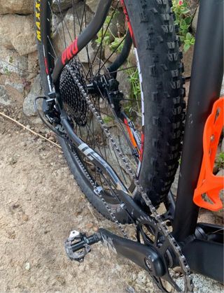 Bicicleta MTB WRC Pro Naranja/Negra.