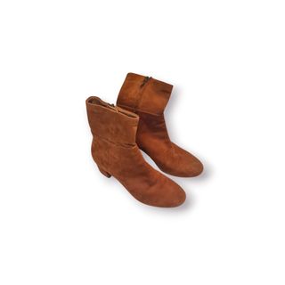 Botins H&M Camurça Castanho