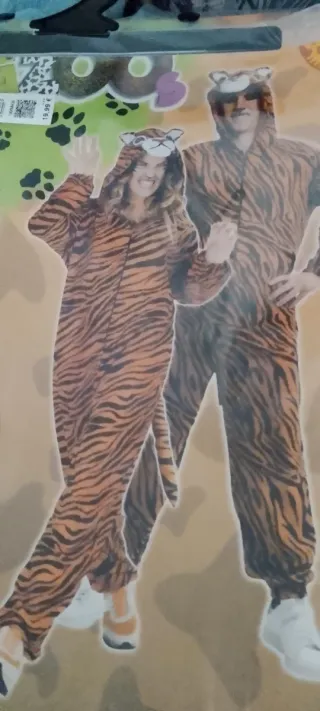 Disfraz Adulto Tigre Peluche Unisex