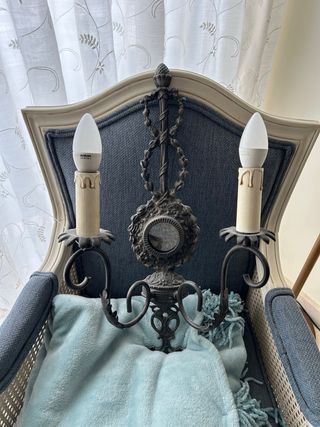 Aplique Vintage Beige y Negro