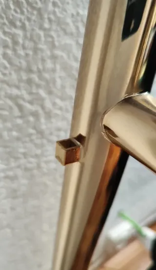 Cabecero de cama metal dorado