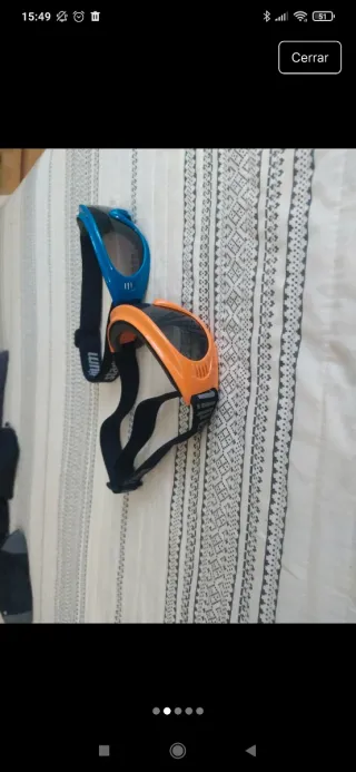 2 Gafas de esquí para niños niñas