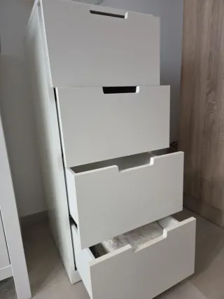 Cómoda NORDLI IKEA Blanca