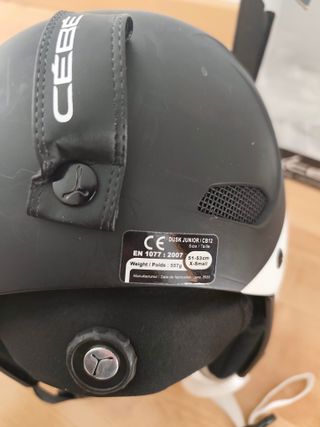 Casco y máscara de esquí infantiles