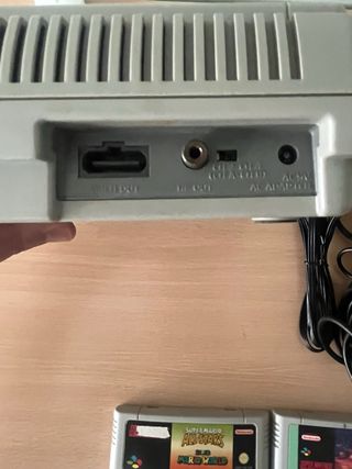 Consola Super Nintendo PAL con juegos