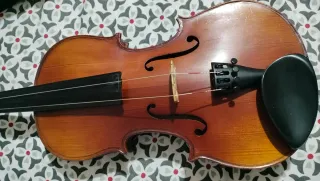 Violín 3/4 con arco y funda tipo mochila