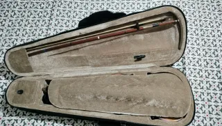 Violín 3/4 con arco y funda tipo mochila
