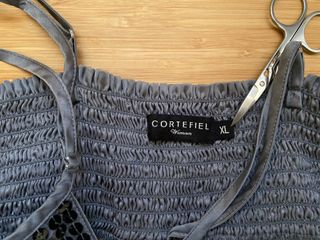 Top Y2K colorido sin mangas pedrería