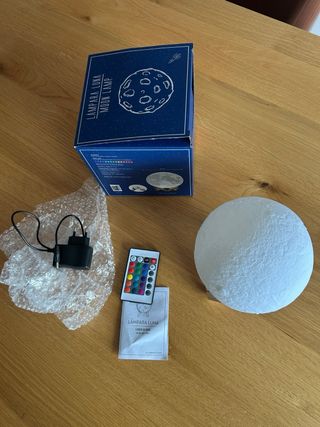 Lámpara Luna Multicolor