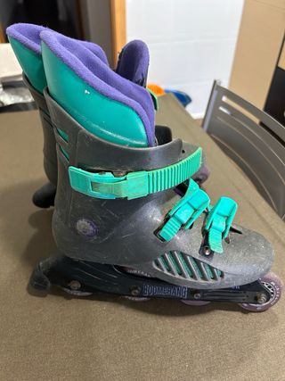 Patines en línea Boomerang Roller regalo rodillera