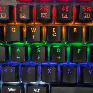 Tastiera Gaming Meccanica Tecknet Switch Blu