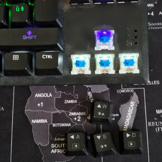 Tastiera Gaming Meccanica Tecknet Switch Blu