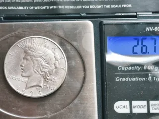 Dólar de Plata Paz 1935