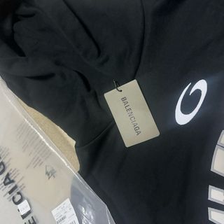 Felpa Balenciaga 01 Nera Taglia M