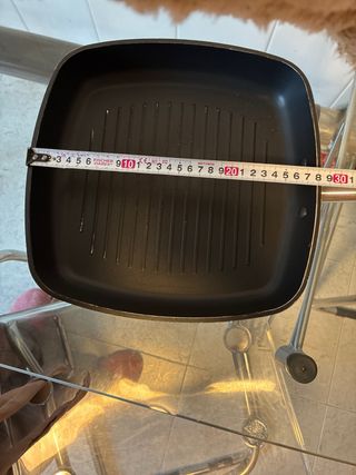 Sartén Asador Grill Cuadrada de aluminio forjado