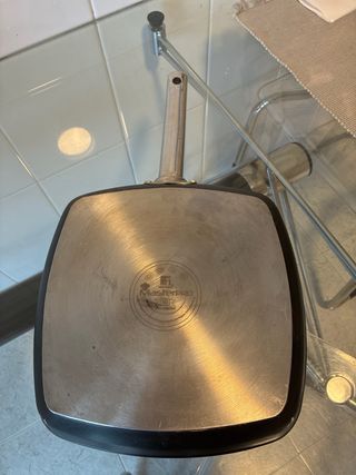 Sartén Asador Grill Cuadrada de aluminio forjado